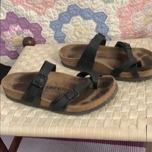 Black strap Birkenstock